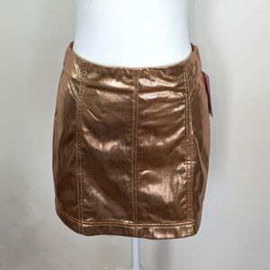Gold Mini-skirt